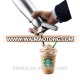 Stainless steel 0.5L cream whipper dispenser for fancy coffee CW-001